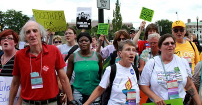 Interfaith Workers Rally to Raise the Minimum Wage by uusc4all